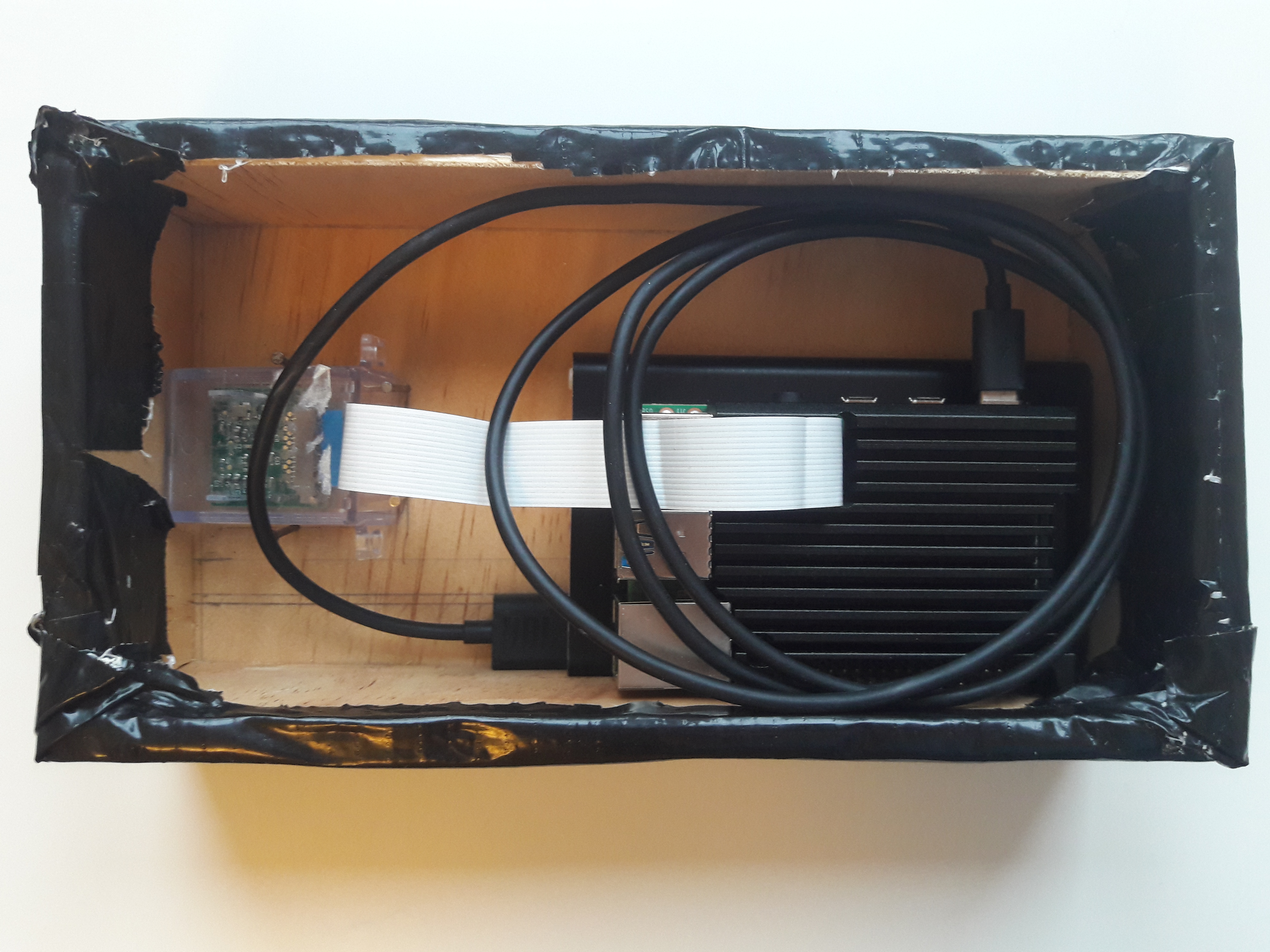 Inside of case